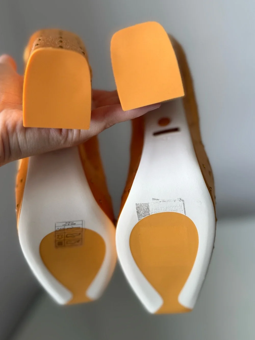 New  Jimmy CHOO Sailor Venus Platform 140 Orange Satin Platform Pumps Crystals